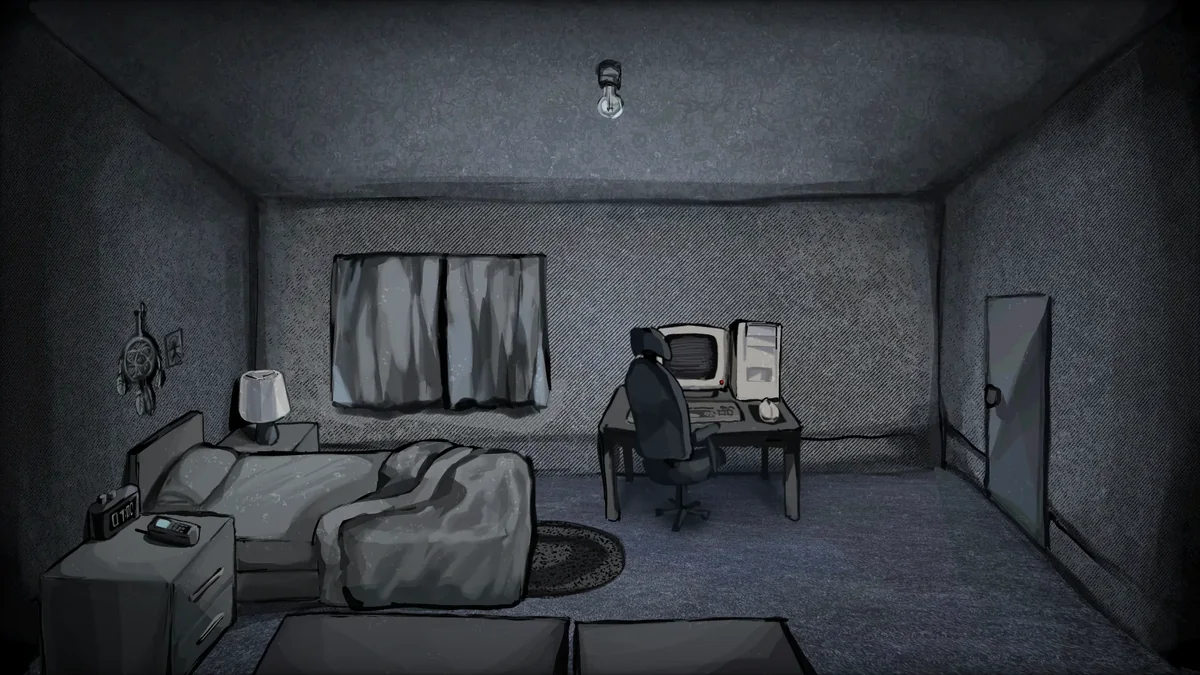 Bedroom scene from How to date a Sleep Paralysis Demon